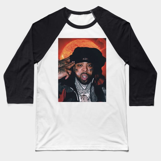 Westside Gunn Baseball T-Shirt by stellarcollages